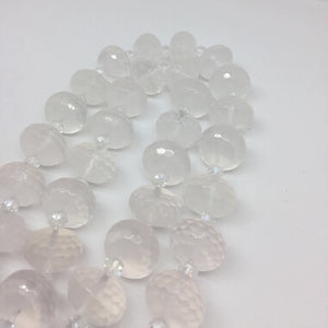 13x18mm Natural Crystal Multifaceted Rainbow Gemstone DIY Beads