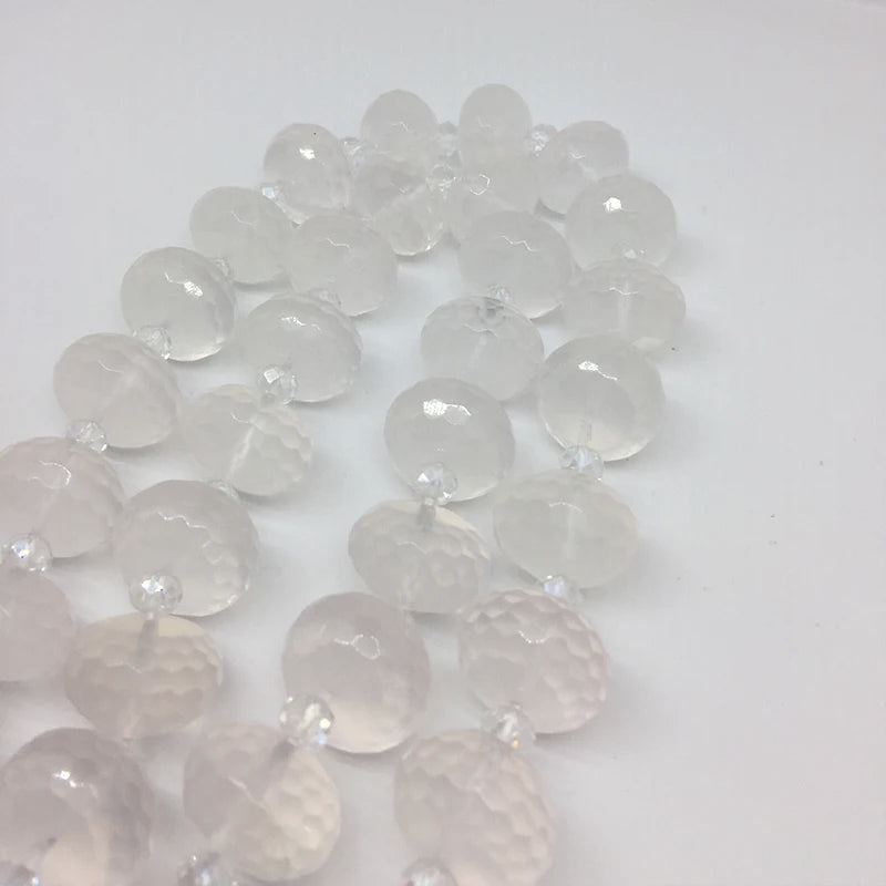 13x18mm Natural Crystal Multifaceted Rainbow Gemstone DIY Beads
