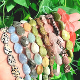 13x18mm Water Drop Shape Natural Stone Beads for DIY Bracelets