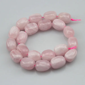 13x18mm Rose Quartz Stone Beads 15-Inch Strand