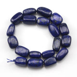 13x19mm Lapis Lazuli Stone Beads 15in Strand
