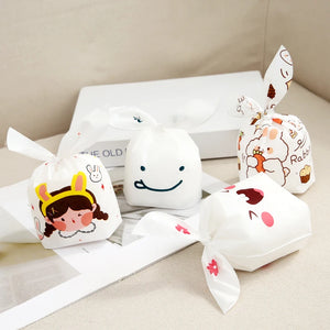 13x22cm Rabbit Long Ear Candy Bag Biscuit Packaging Plastic Bag