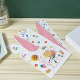13x22cm Rabbit Long Ear Candy Bag Biscuit Packaging Plastic Bag