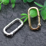 26mm Oval Carabiner Spring Gate Clasp DIY Jewelry Making 5pcs/lot