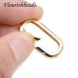 26mm Oval Carabiner Spring Gate Clasp DIY Jewelry Making 5pcs/lot
