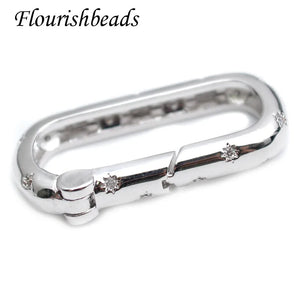 26mm Oval Carabiner Spring Gate Clasp DIY Jewelry Making 5pcs/lot