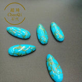 13x30 mm Tear Water Drop Stone Turquoise Flat Back Cabochons DIY Jewelry Making