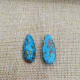 13x30 mm Tear Water Drop Stone Turquoise Flat Back Cabochons DIY Jewelry Making