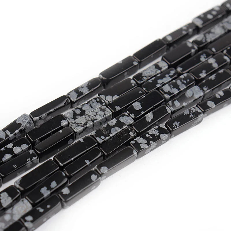 13x4mm Agates Rectangle Spacer Beads for Jewelry Making