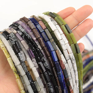 13x4mm Agates Rectangle Spacer Beads for Jewelry Making