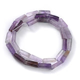 13x4mm Natural Cuboid Stone Beads Agates Malachite Punch Loose Spacer Beads