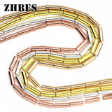 13x4mm Hematite Cylinder Spacer Loose Beads for DIY Jewelry Making
