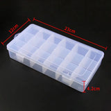 Portable Transparent Jewelry Beads Earring Storage Box