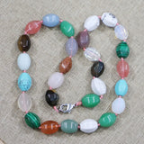 14*11MM Agates Turquoise Rice Shape Beads Necklaces Charms Making Jewelry