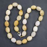 14*11MM Agates Turquoise Rice Shape Beads Necklaces Charms Making Jewelry
