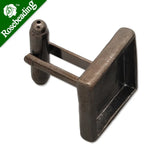 Gun Metal Square Cufflink Blanks 14mm Bezel Setting 10pcs