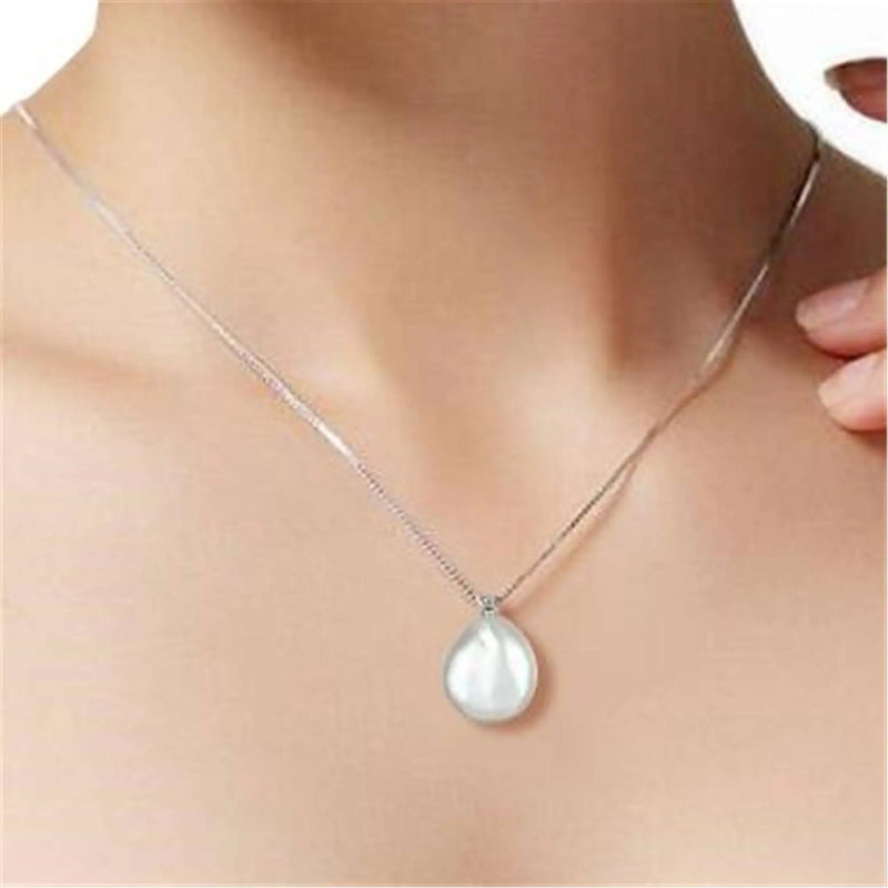 Baroque Freshwater Pearl Necklace 18 Inches Wedding Jewelry Gift