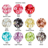 14/16MM AB Crackle Round Beads Acrylic Spacer Ball Beads