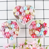 14/16MM AB Crackle Round Beads Acrylic Spacer Ball Beads