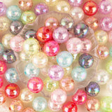 14/16MM AB Crackle Round Beads Acrylic Spacer Ball Beads