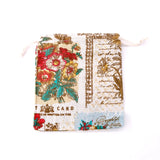 Cotton Linen Gift Bag Drawstring Pouch Bead Bag Sachet