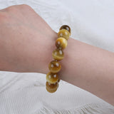 Natural Druzy Tiger Eye Stone Bracelet