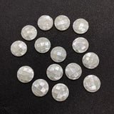 Mother of Pearl Beads Flat Round Coin Shell Pendant Beads for Jewelry Making