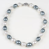 Chunky Necklace with 14*16mm Shell Beads