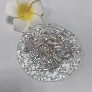 14*17mm Double Biwa Baroque Freshwater Pearl for Jewelry Making