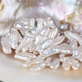 14*17mm Double Biwa Baroque Freshwater Pearl for Jewelry Making