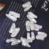 14*17mm Double Biwa Baroque Freshwater Pearl for Jewelry Making