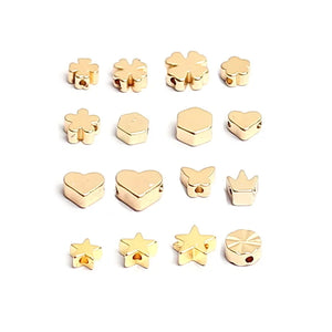 14KGF K-Gold Filled Spacer Beads for Jewellery Making 20pcs/Lot