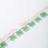 Pink Quartz Green Aventurine Butterfly Crystal Beads for Jewelry Making