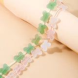 Pink Quartz Green Aventurine Butterfly Crystal Beads for Jewelry Making