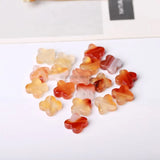 14*4mm Pink Quartz Four Leaf Clover Shape Bead Gemstone Accessory