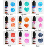 14 Colors 10ML Alcohol Resin Pigment Kit Art Ink Liquid Colorant Dye Ink
