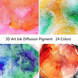 14 Colors Alcohol Resin Pigment Kit 10ML Liquid Colorant Dye Ink Diffusion
