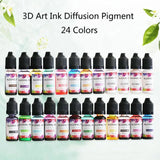 Alcohol Resin Pigment Kit 14 Colors 10ML Liquid Colorant Dye Ink