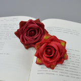 14 Colors Silk Fabric Painting Rose Flower Heads Wedding Party Home DIY Hat