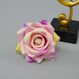 14 Colors Silk Fabric Painting Rose Flower Heads Wedding Party Home DIY Hat