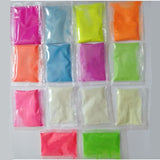 14 Colors Acrylic Paint Glow in the Dark Luminous Pigment Fluorescent Powder