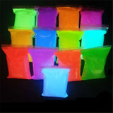 14 Colors Acrylic Paint Glow in the Dark Luminous Pigment Fluorescent Powder
