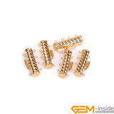 Layered Snap Barrel Pearl Clasp for Jewelry Making