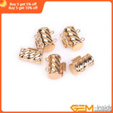 Layered Snap Barrel Pearl Clasp for Jewelry Making
