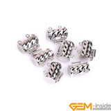 Layered Snap Barrel Pearl Clasp for Jewelry Making