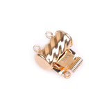 Layered Snap Barrel Pearl Clasp for Jewelry Making