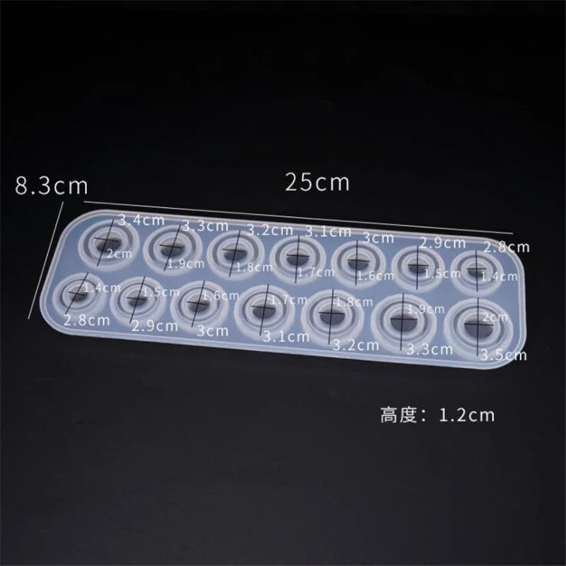 DIY Jewelry Silicone Mold Crystal Epoxy Mould for Rings