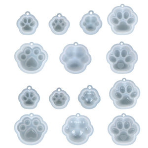 14 Pcs Cat Claw Molds for DIY Crystal Crafts