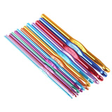 14 Pcs/Set Crochet Hook Knitting Tools Needle Sewing Crafts Aluminum