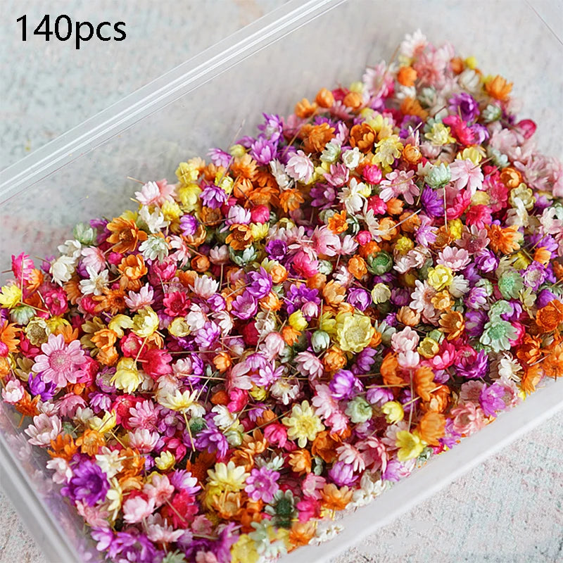140/280pcs Little Star Flower Head Epoxy Resin Candle Making DIY Craft